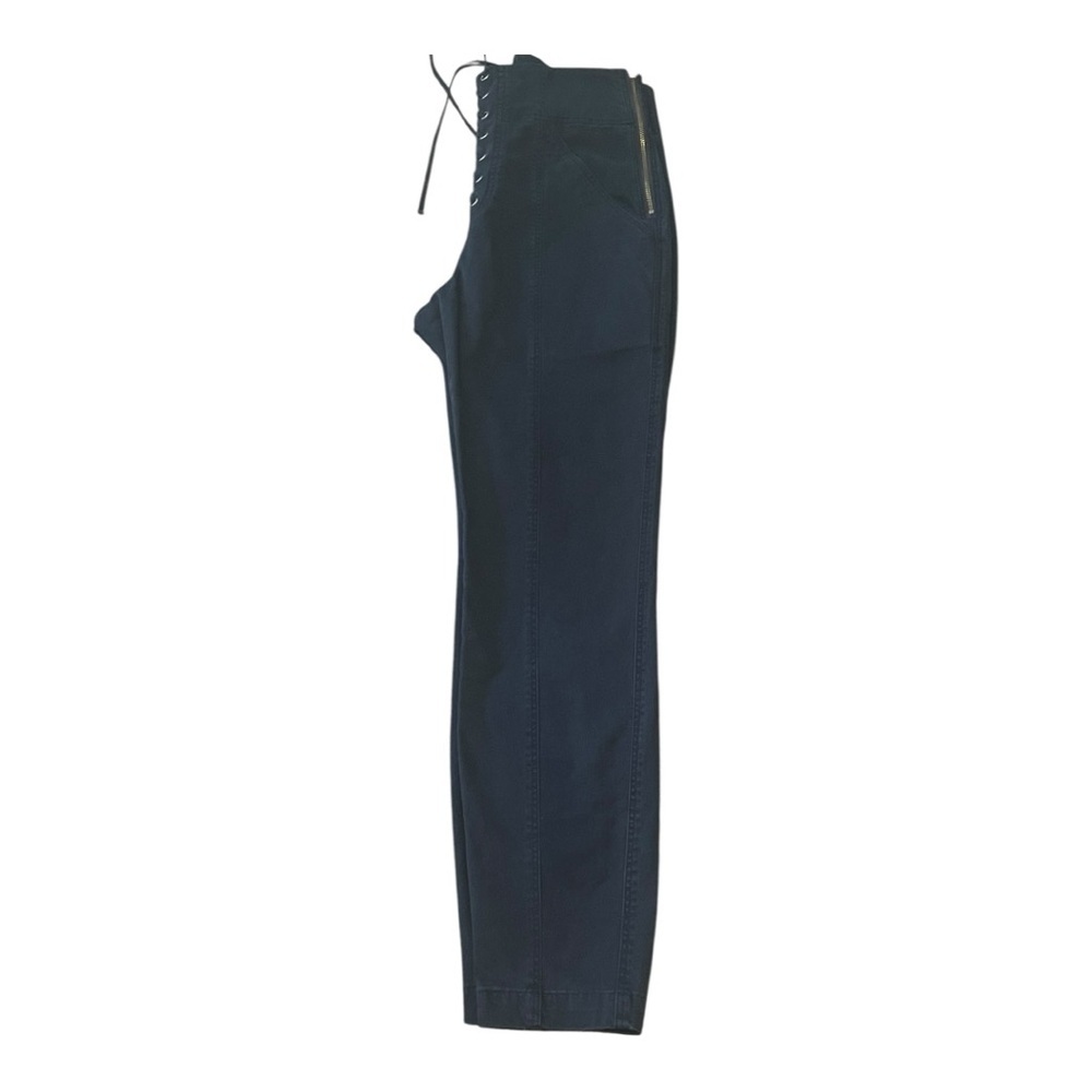 A.L.C Black Lace-Up High Rise Skinny Pants Size 4 - Picture 9 of 11